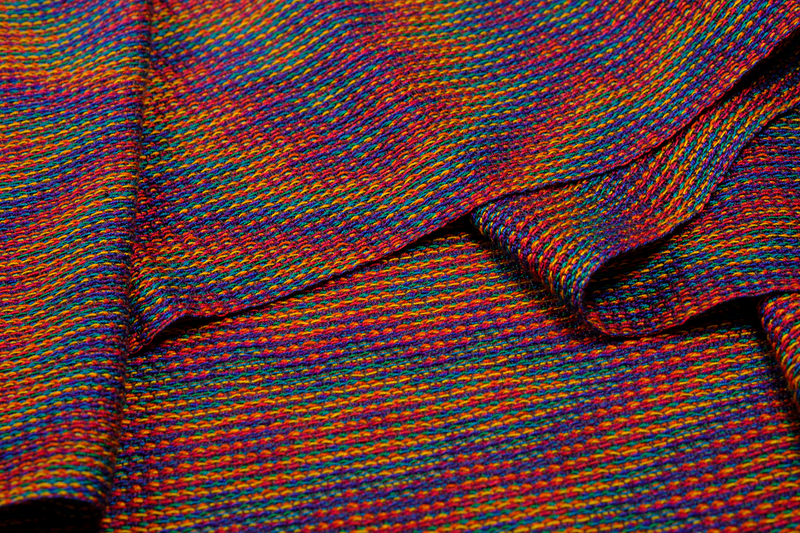 Another close-up of the same shawl draped onto itself
