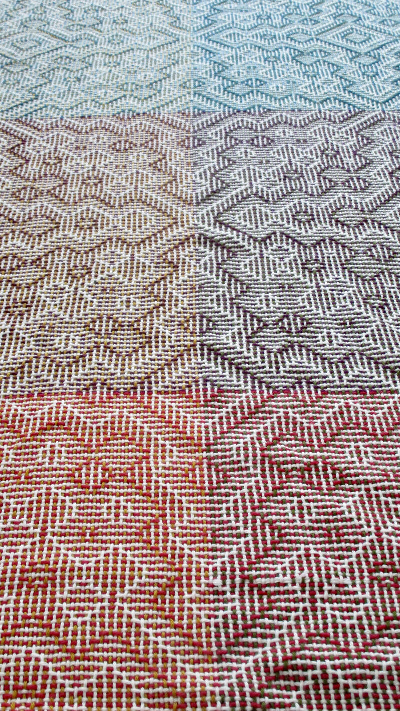 Blanket from the bottom to the left