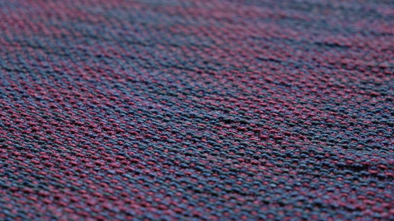 Shawl up close showing its texture