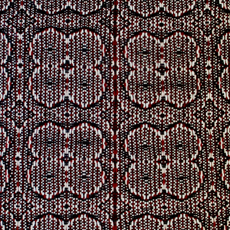 Close-up of pattern at a straight angle
