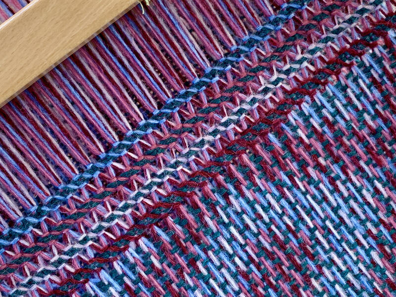 Close-up of the hemstitch