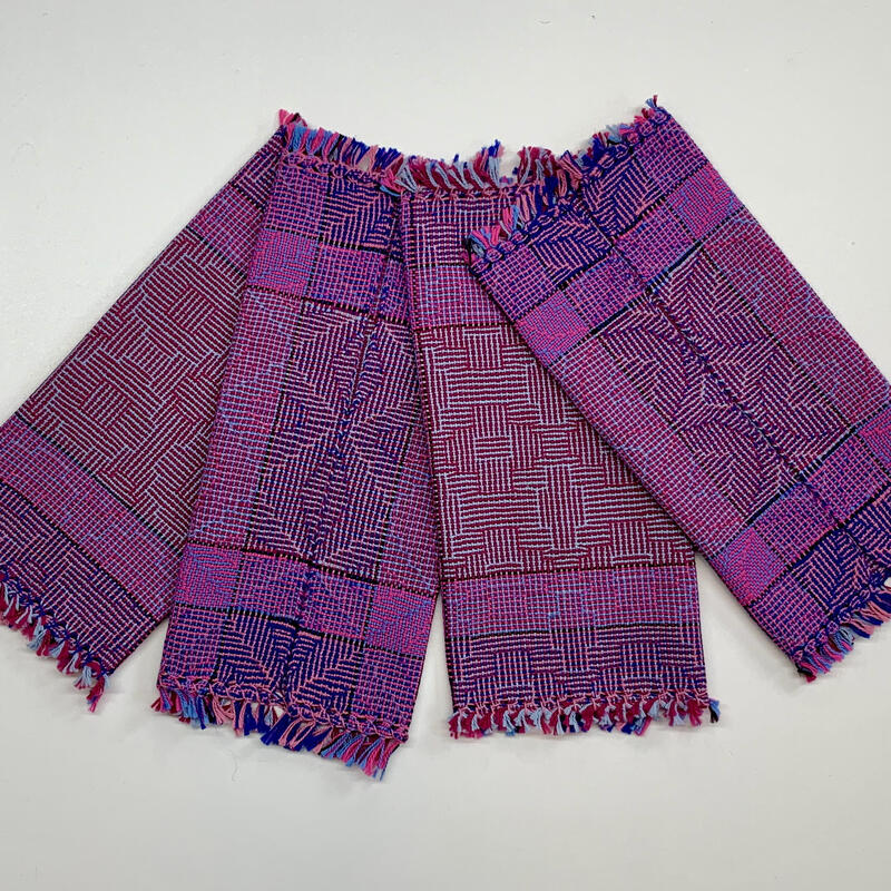 All handkerchiefs folded