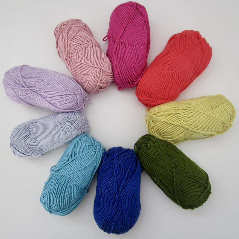 Palette from nine balls of yarn